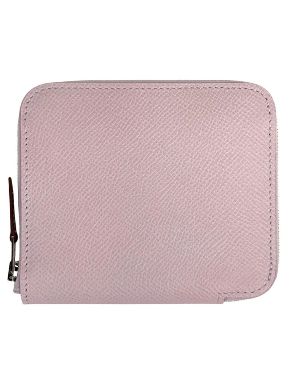 Hermes Azap Silk'in Compact Wallet Veau Epsom Mauve Pale